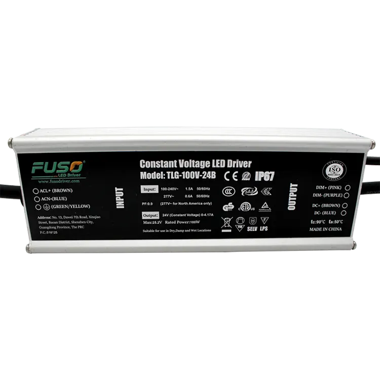 Hoge PF 100w constante spanning led-driver