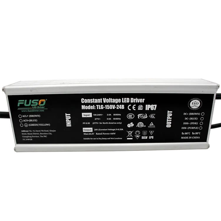 Hoge PF 150w constante spanning led-driver