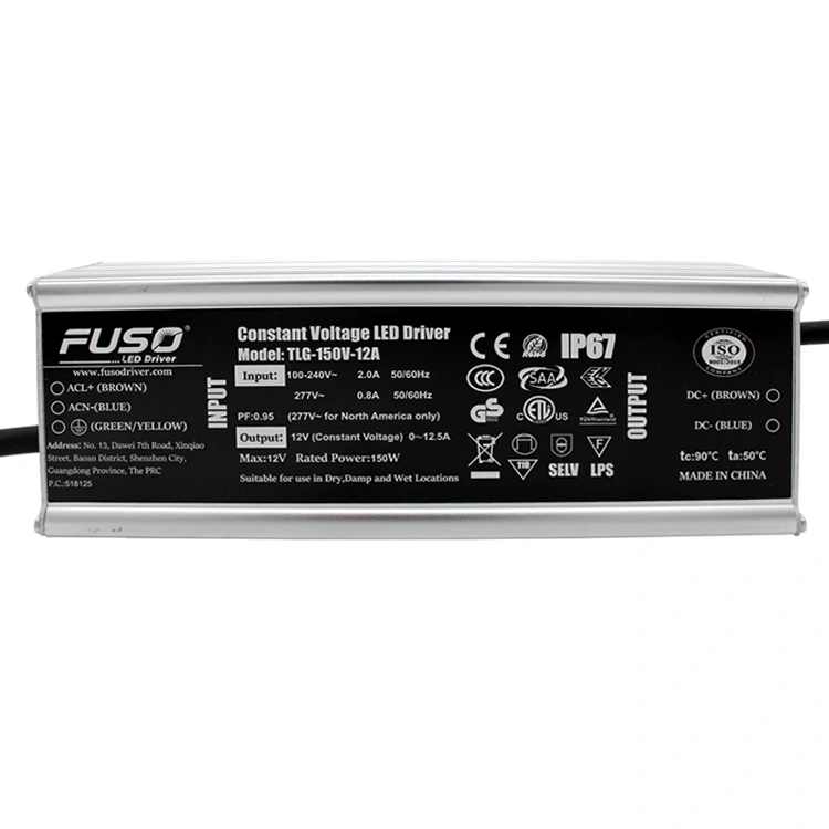 Hoge PF 24v 150w constante spanning led-driver