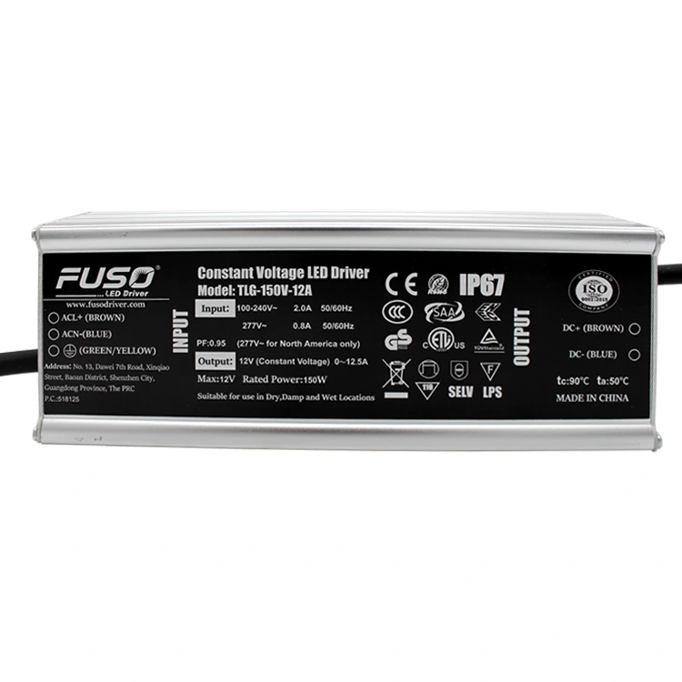 Hoge Pf 24v 150w constante spanning led-voeding